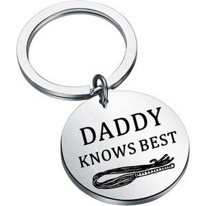 Daddy Knows Best Keychain S&M BDSM Kink